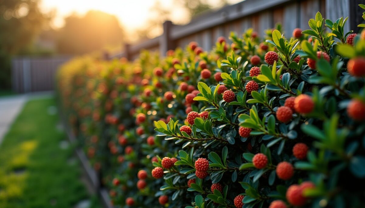 Haies de pyracantha : ce que la loi interdit vraiment