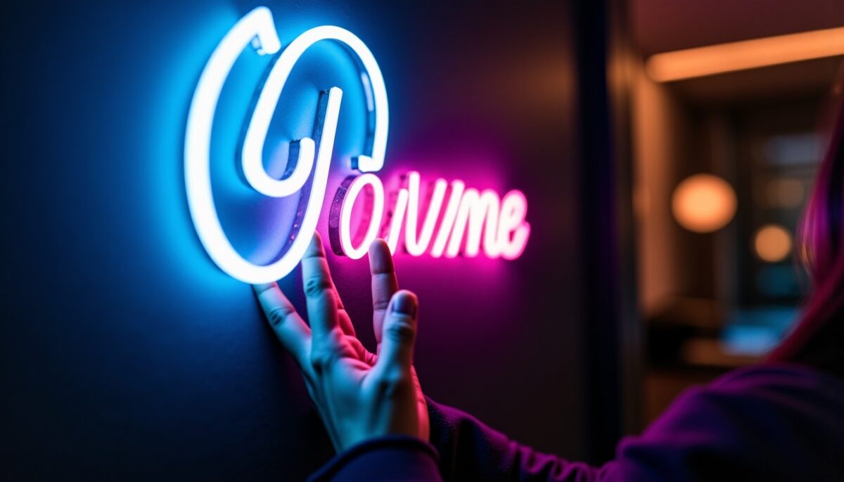 Néon sur-mesure : illuminez votre style avec une signature lumineuse unique