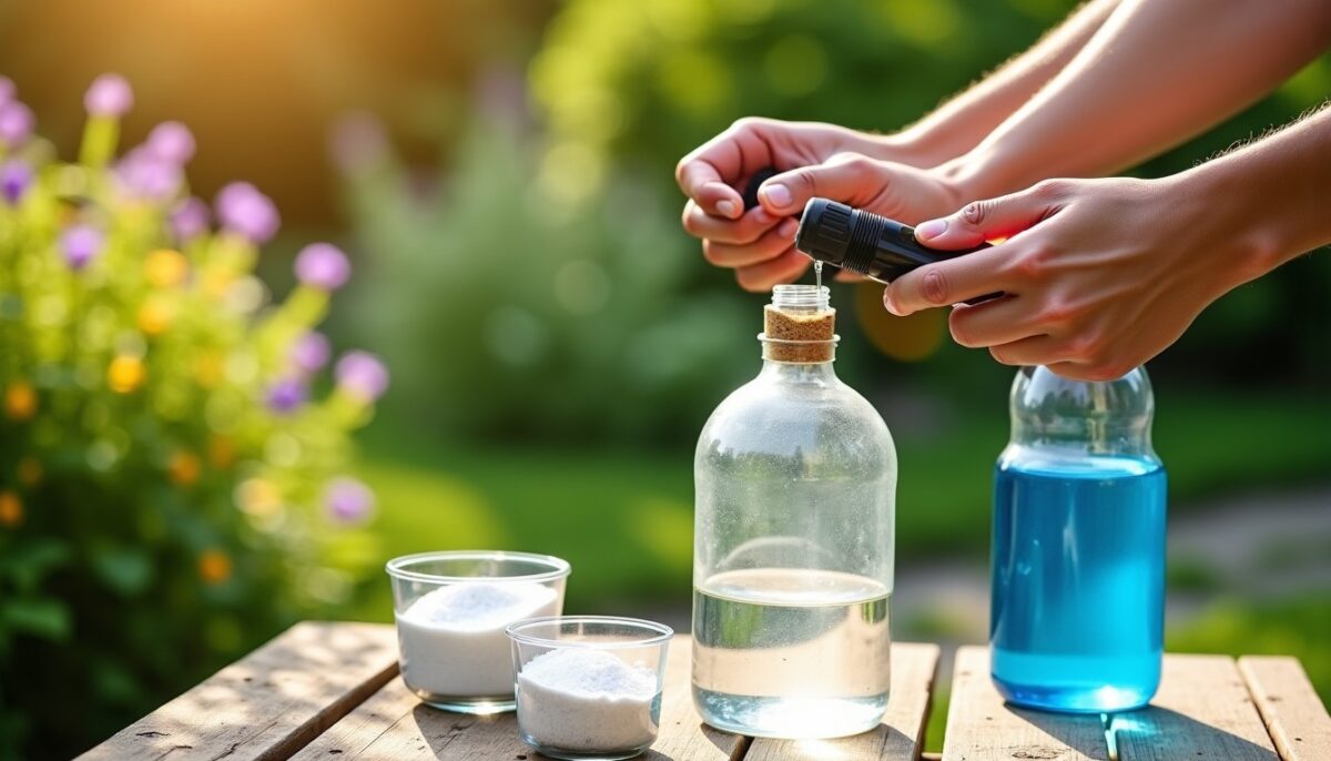 Désherbant naturel efficace : comment utiliser vinaigre, sel et produit vaisselle en bon dosage