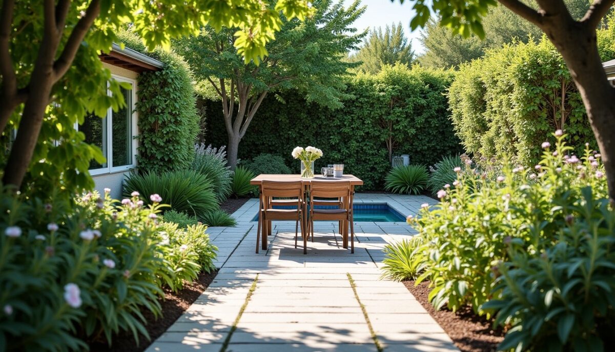 Aménager un havre de paix : fusion parfaite entre jardin et terrasse