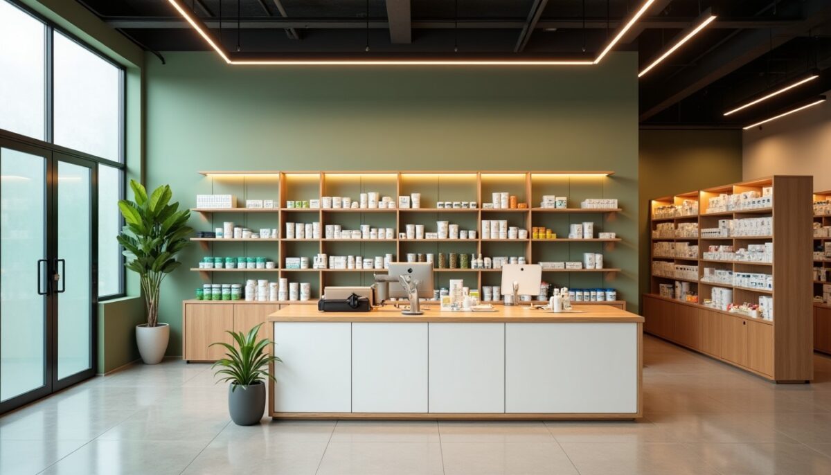 Rhinov : L&rsquo;art d&rsquo;optimiser l&rsquo;agencement intérieur des pharmacies